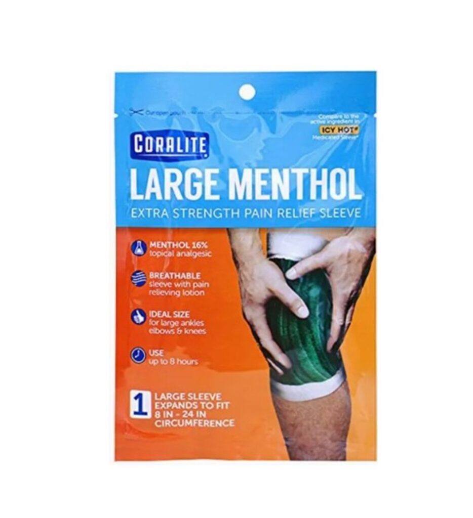 Parche Coralite Menthol Rodilla 1 Pza