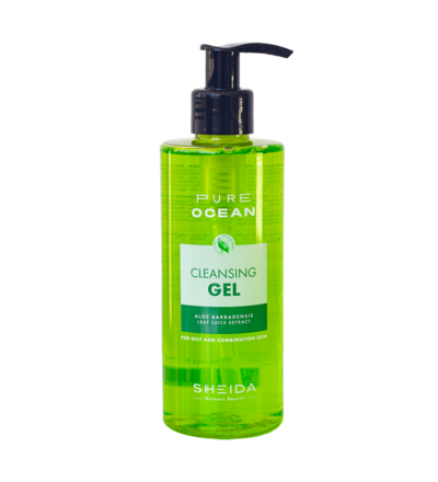 Sheida Gel limpiador Pure Ocean con extracto de hoja 250 ml